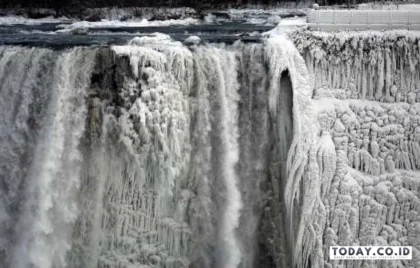 Air Terjun Niagara Membeku