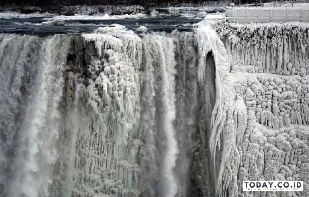 Air Terjun Niagara Membeku