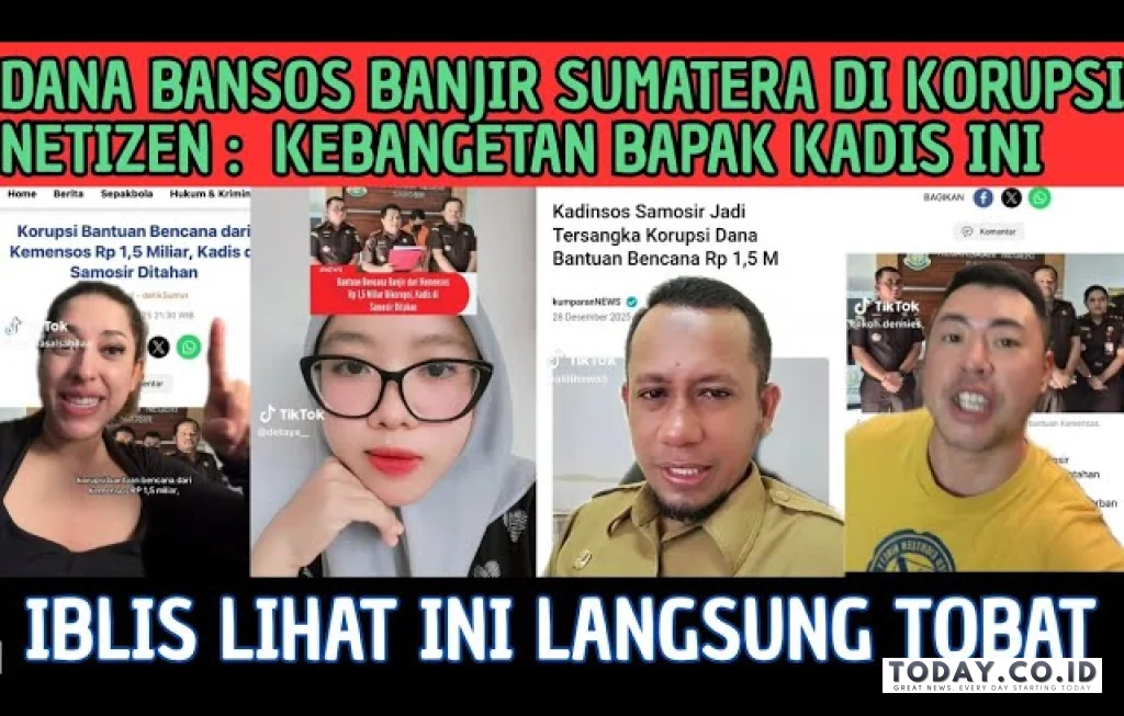 bansos banjir Sumatera Kemensos