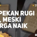 harga emas naik sepekan