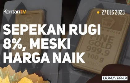 harga emas naik sepekan