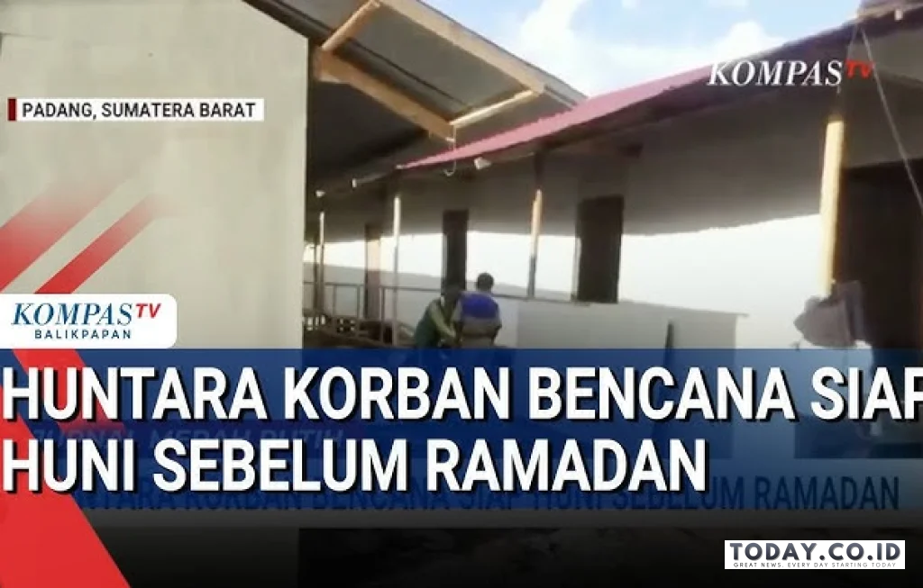 huntara korban bencana sumatera