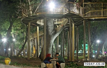 hutan joyoboyo malam hari