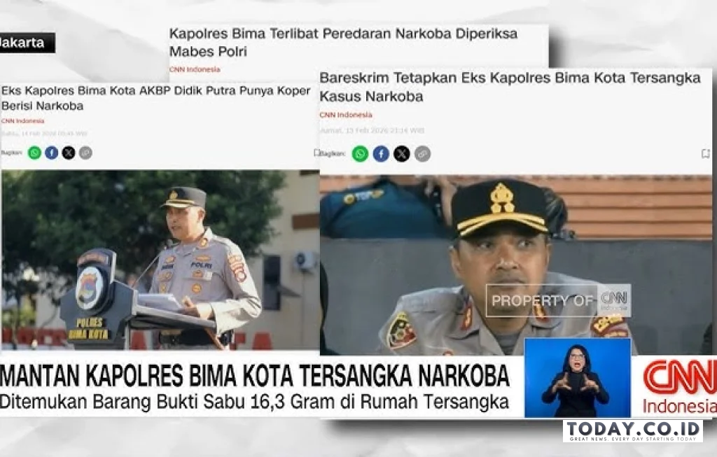 Mantan Kapolres Bima Kota Narkoba