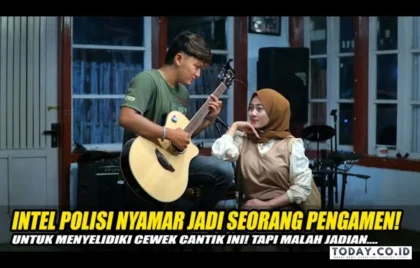 polisi nyamar jadi pengamen