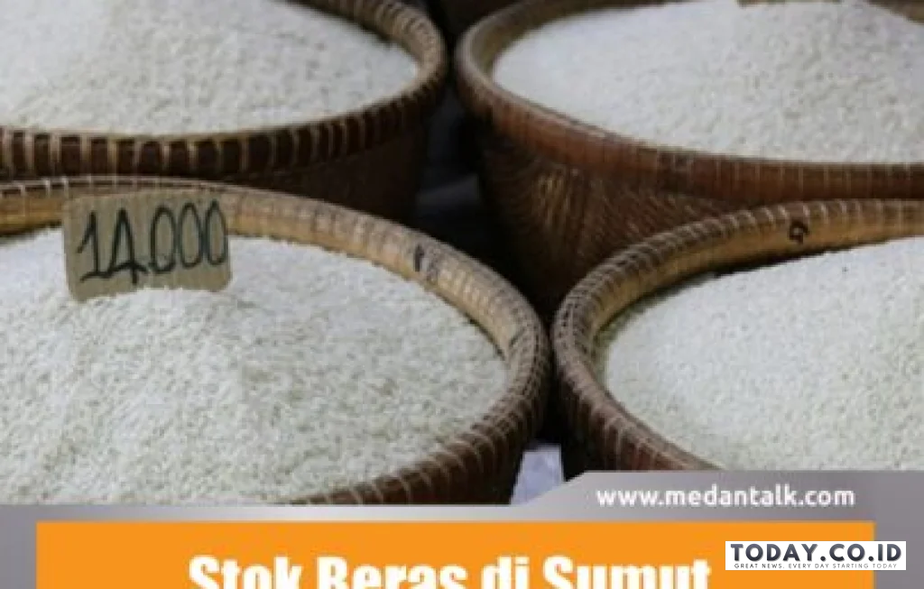 stok beras sumut lebaran