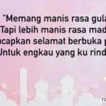 ucapan berbuka puasa manis