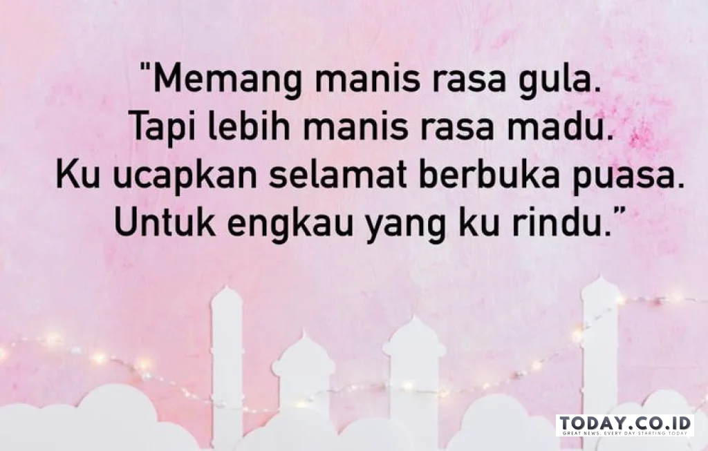 ucapan berbuka puasa manis