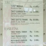 Harga Tiket Taman Bunga Nusantara