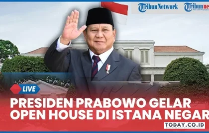 Open House Prabowo di Istana Negara