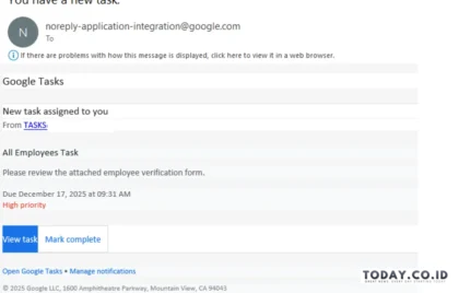 phishing notifikasi Google Tasks