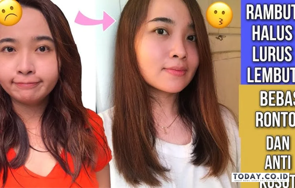 cara baru rambut lurus